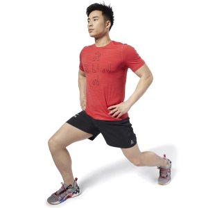 Reebok One Series Running ACTIVCHILL T Shirt Herren - Rot - DE 281-TCB